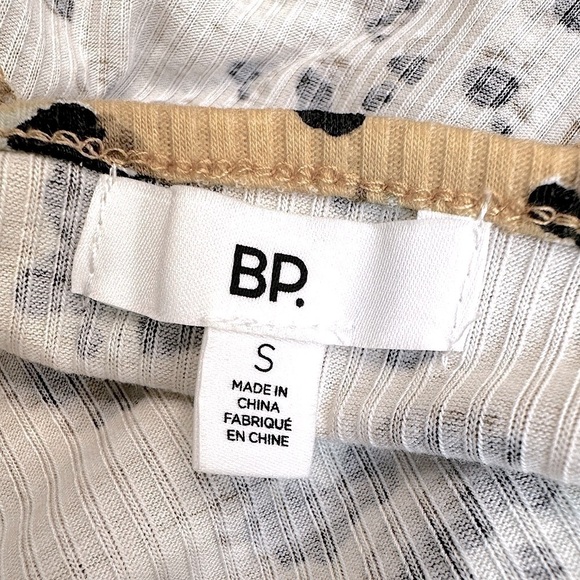 NWT BP Leopard Animal Print Crop Top Twin Set Cami and Button Up Size Small NEW - Picture 9 of 15